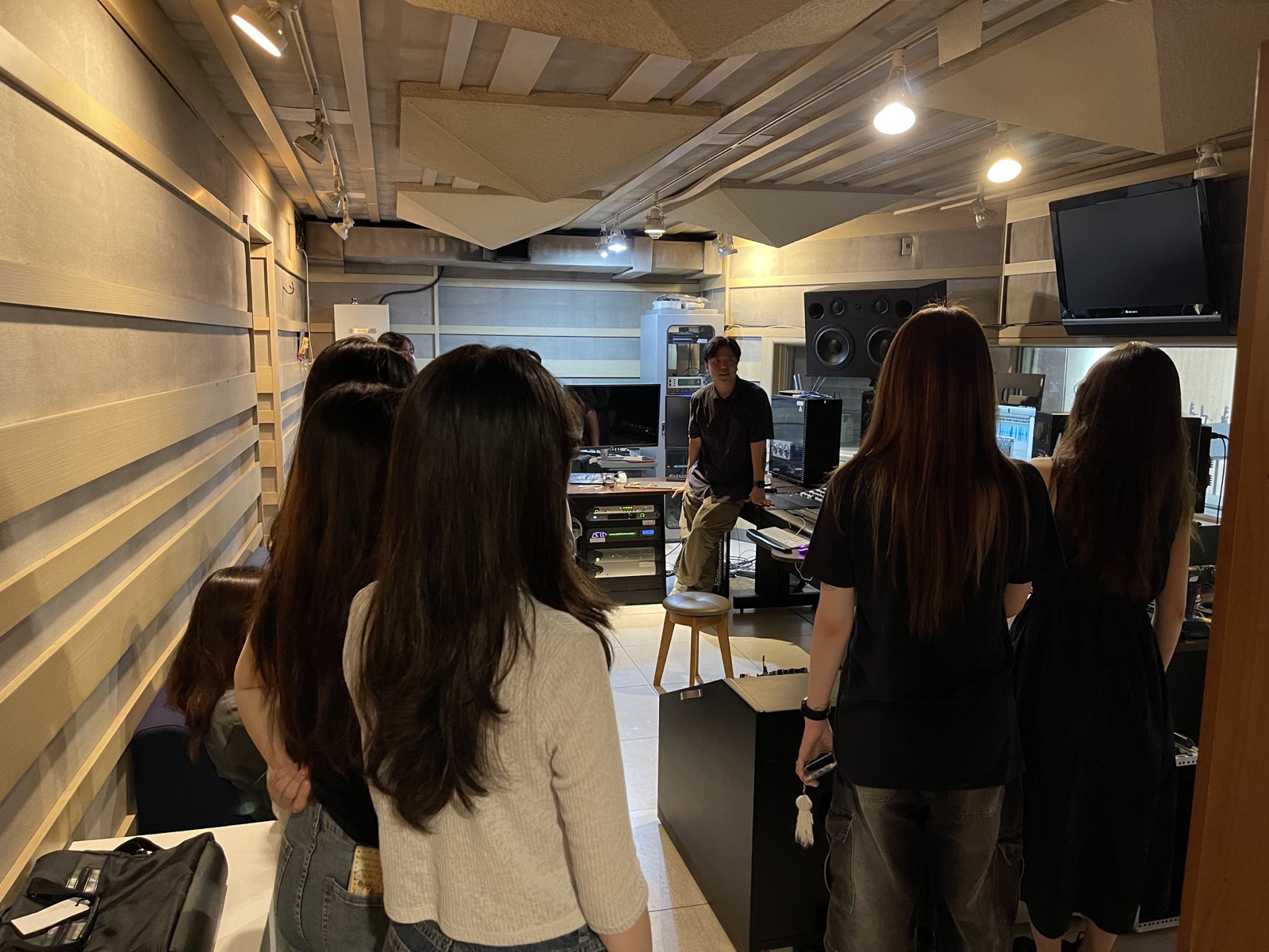 Visit to a recording studio