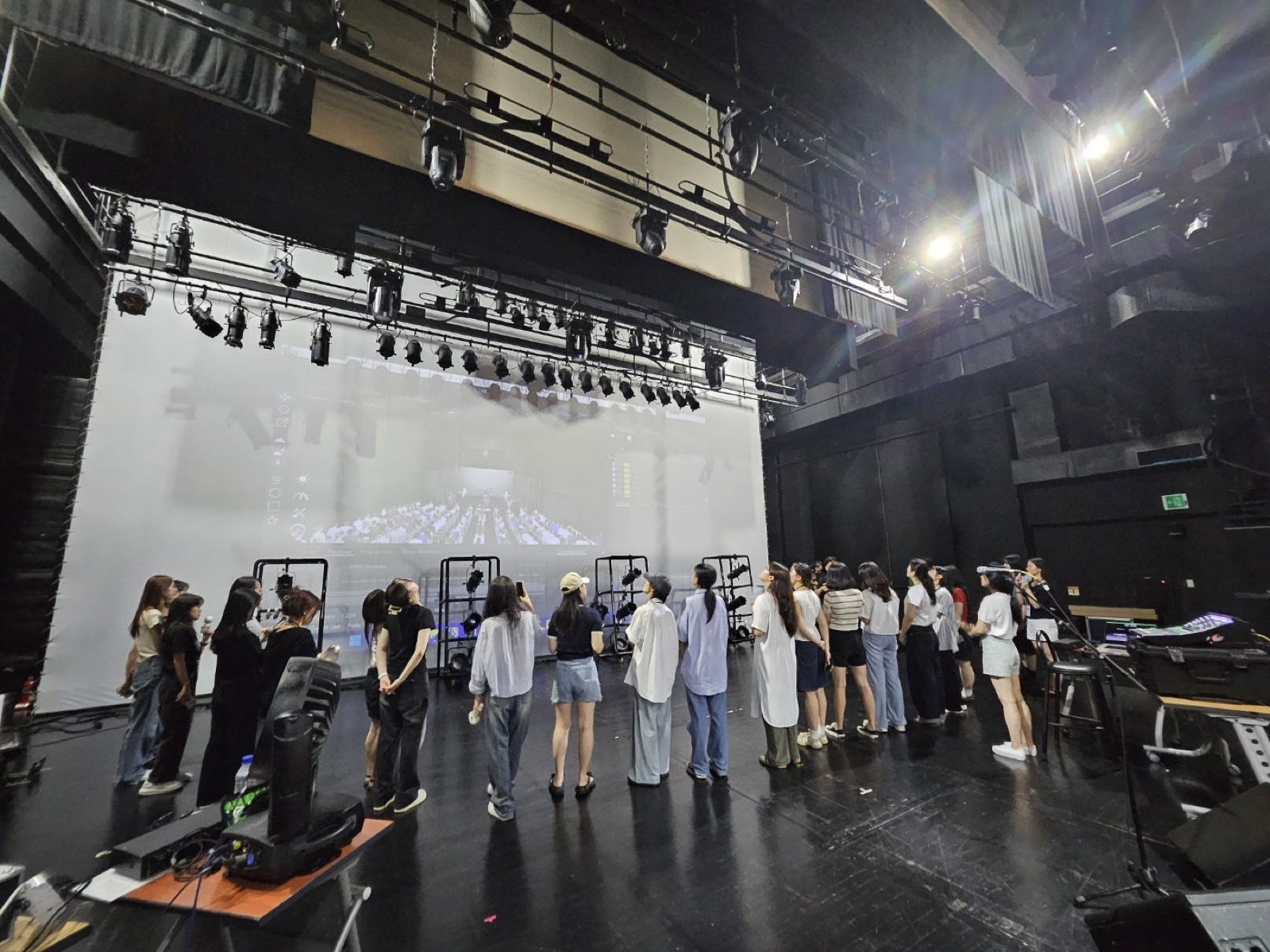 Visit to stage facilities