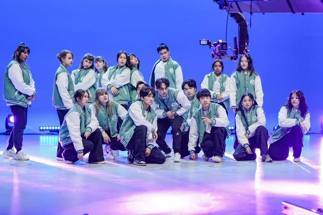 Participants at The Academy K-pop bootcamp in Australia